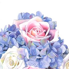 Схема вышивки «акварель»