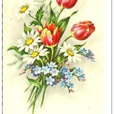 Схема вышивки «букетик»