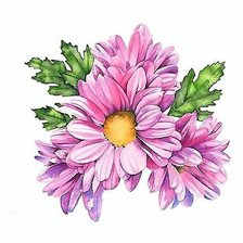 Схема вышивки «акварель»