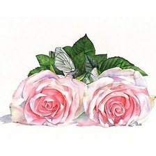 Схема вышивки «акварель»