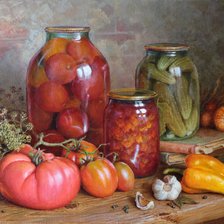 Схема вышивки «дары осени»