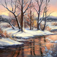 Схема вышивки «Пейзаж»