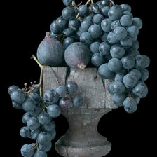 Схема вышивки «Виноград и инжир»