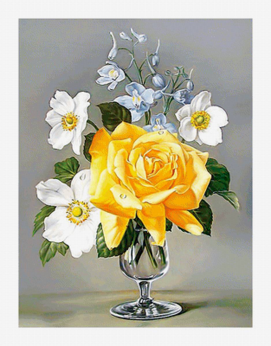 Серия "Букет". - цветы, букет, флора - предпросмотр