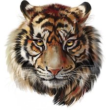 Схема вышивки «Тигр»