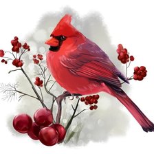 Птичка на ветке