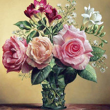 Схема вышивки «букет»