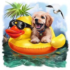 Схема вышивки «На море»