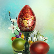 Схема вышивки «Пасхальный натюрморт»