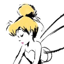 Схема вышивки «Динь-Динь Tinker Bell»