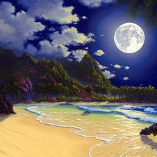 Схема вышивки «Морской пейзаж»