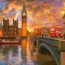 вечерний Лондон