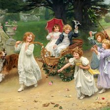 Схема вышивки «Счастливое детство»