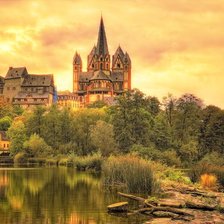 Схема вышивки «Замок»