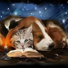 Схема вышивки «Сказки на ночь»