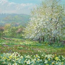 Схема вышивки «ВЕСЕННИЙ САД»