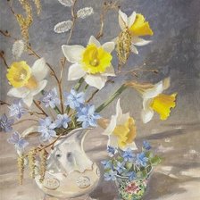 Схема вышивки «ВЕСЕННИЕ ЦВЕТЫ»