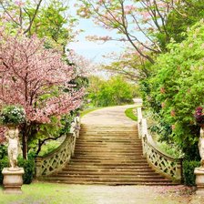 Схема вышивки «Лестница в саду»