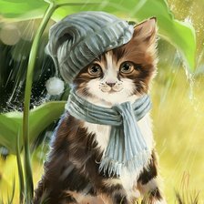 Схема вышивки «Под дождём»