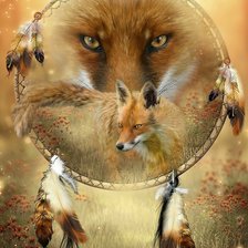 Схема вышивки «Ловец снов»