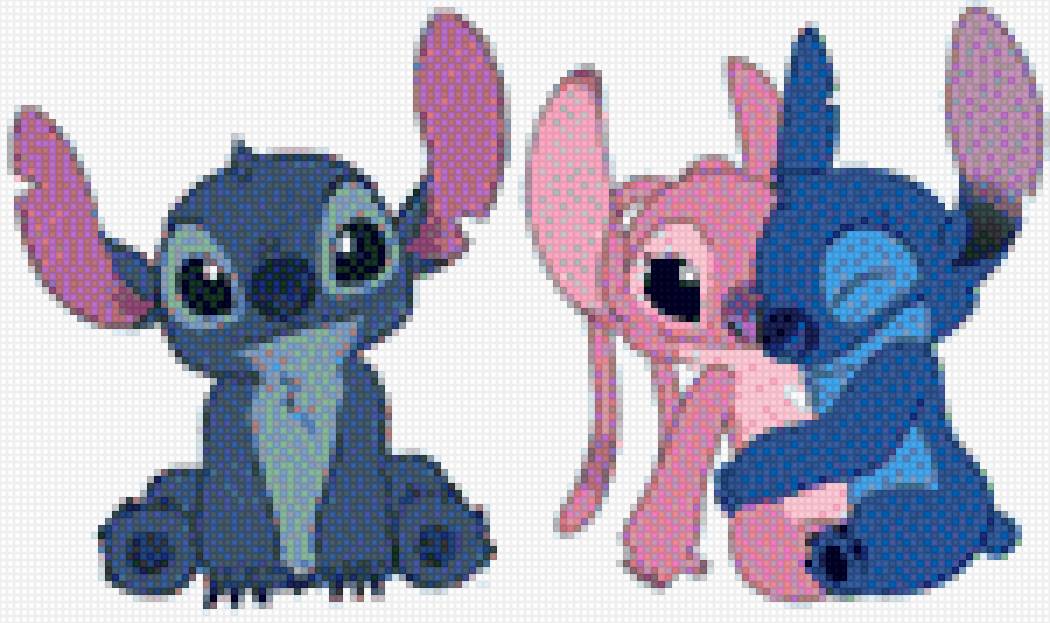 Стич и Ангел - стич, ангел, лило, мультик - предпросмотр