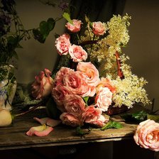 Схема вышивки «Розы»