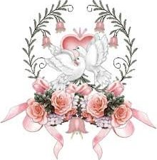 Схема вышивки «Голубь»