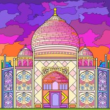 Схема вышивки «Мечеть»