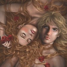 Схема вышивки «Он и она»