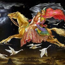 Схема вышивки «Сивка-бурка»