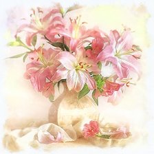 Схема вышивки «Лилии»