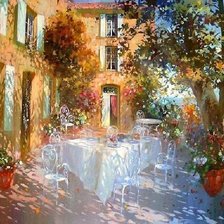 Схема вышивки «яркое утро»