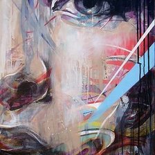 Схема вышивки «face»