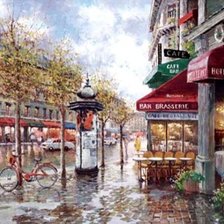 Схема вышивки «на улице»