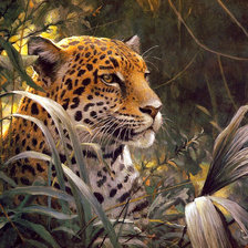 Схема вышивки «В засаде»