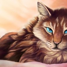 Схема вышивки «Котик»