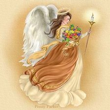 Схема вышивки «Ангел»