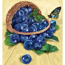 Схема вышивки «ЧЕРНИКА»