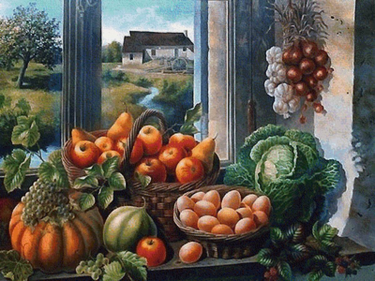 НАТЮРМОРТ У ОКНА - предпросмотр