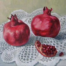 Схема вышивки «Гранаты»