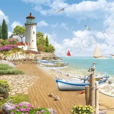 На березі моря