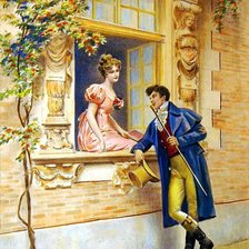 Схема вышивки «Знакомство»