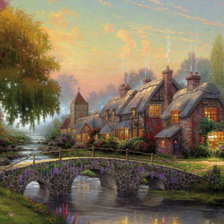 Схема вышивки «дім»