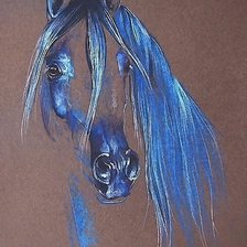 Схема вышивки «конь»