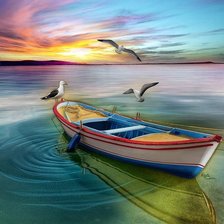 Схема вышивки «пейзаж»