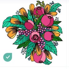 Схема вышивки «Букет»