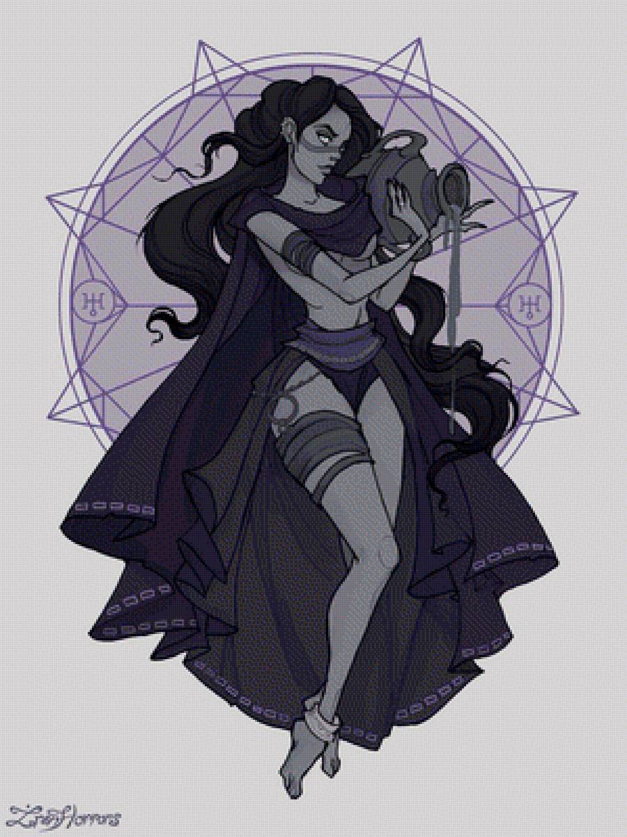 водолей - водолей, кувшин, девушка - предпросмотр