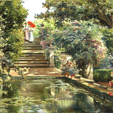 Схема вышивки «в парке»