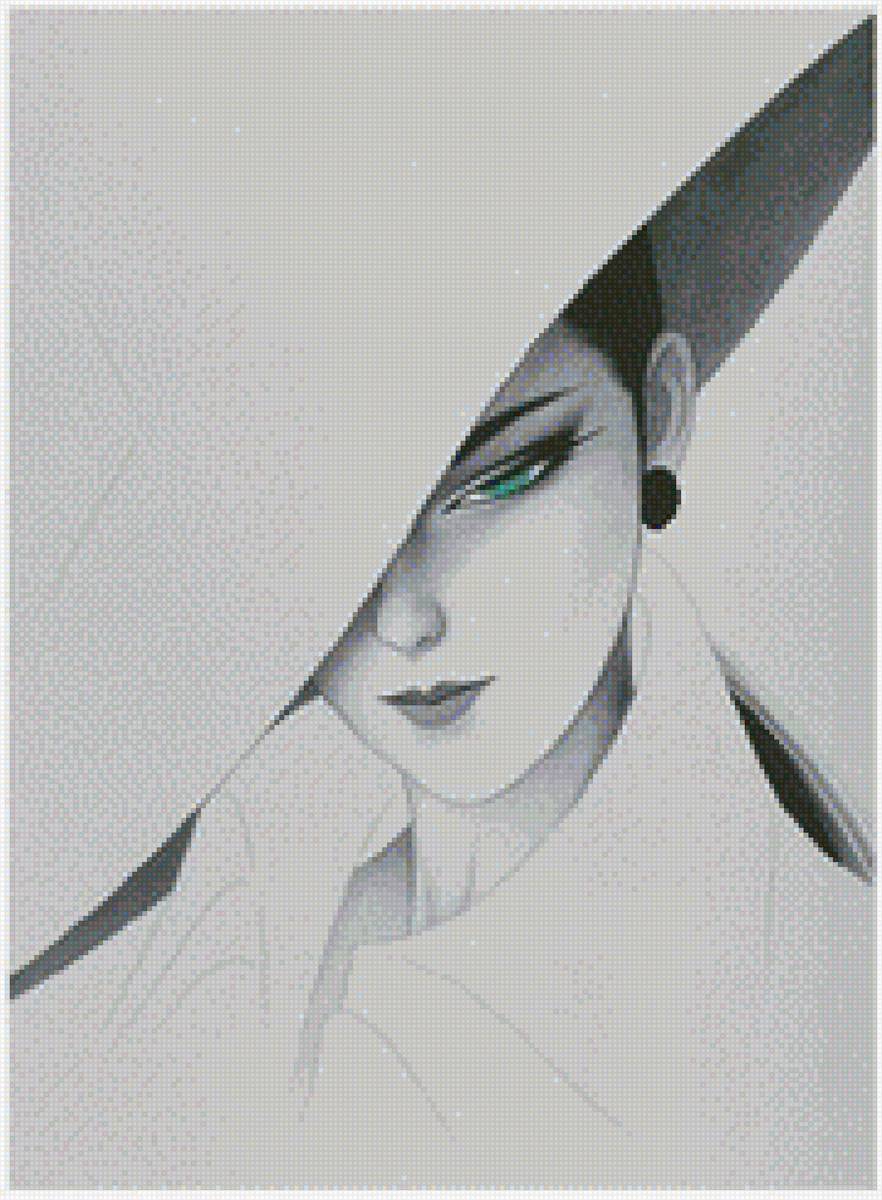 MUJER MISTERIOSA - 180 x 245 cruces - предпросмотр