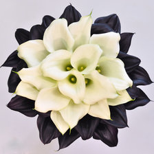 Схема вышивки «букет калл»